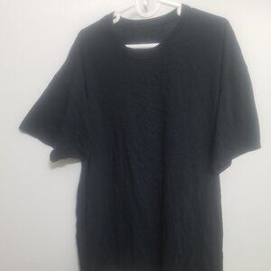 black Hanes Comfortsoft L men's cotton t-shirt